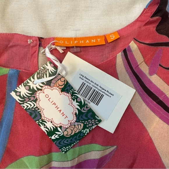 NEW Oliphant Small Mini Shift Dress in Fergana Rhubarb ~ Party Colorful - Picture 7 of 8